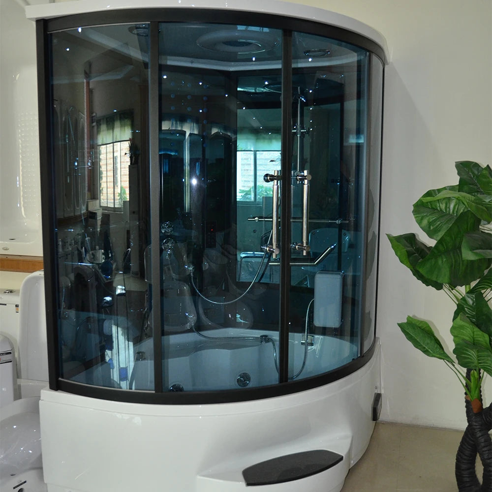 Hanse Steam Shower Room with Bathtub, Foot Massage, and Acupuncture