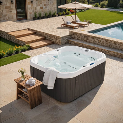 Victone 2 To 4 Person 25-Jet Outdoor Hot Tub With Intelligent Control and Water Purification