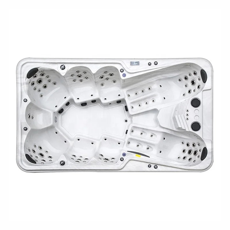 SpaRelax Outdoor Deluxe 10 Person Whirlpool Hot Tub XMSJ